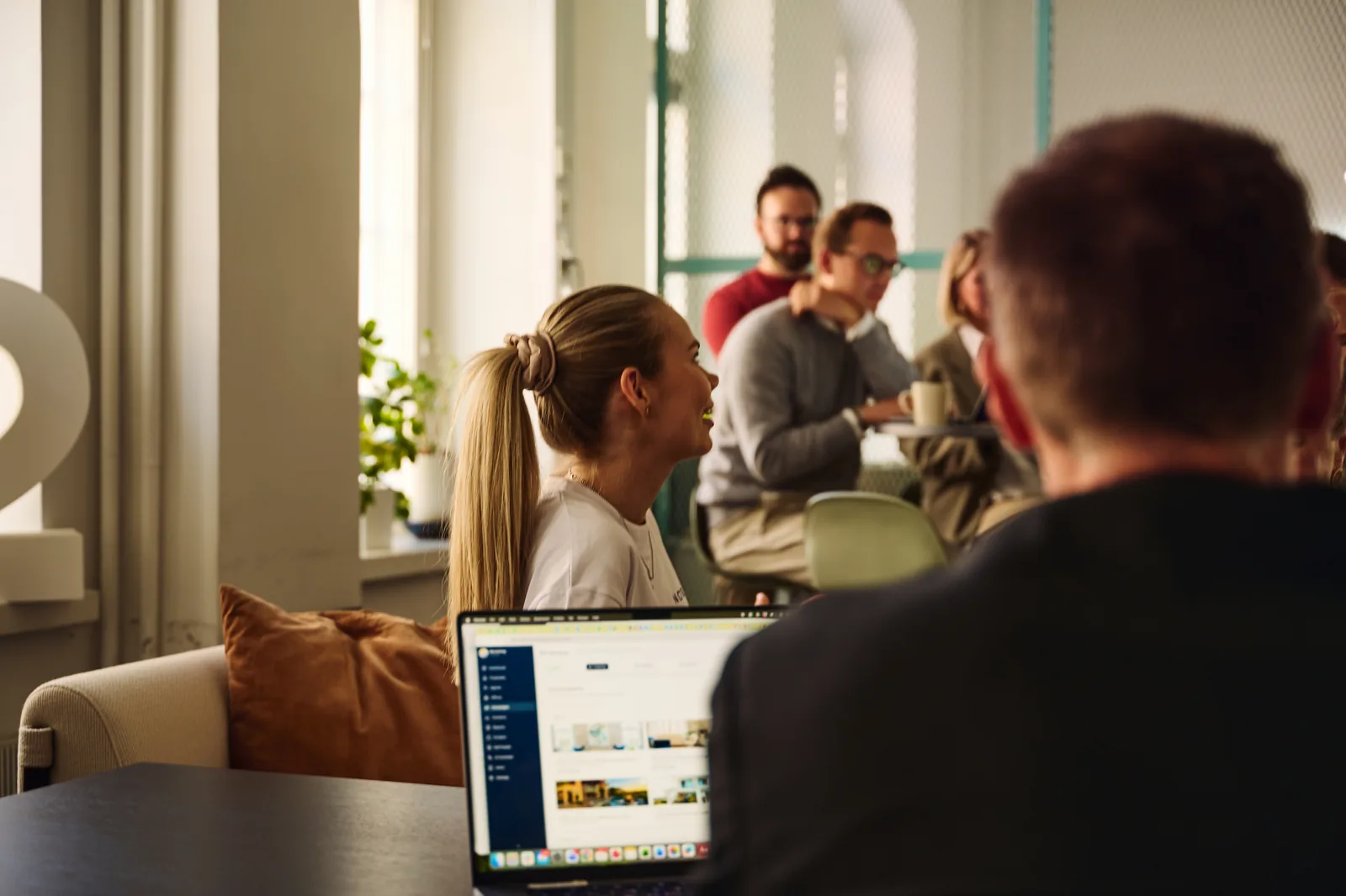 The NØRR3 team at work in the office