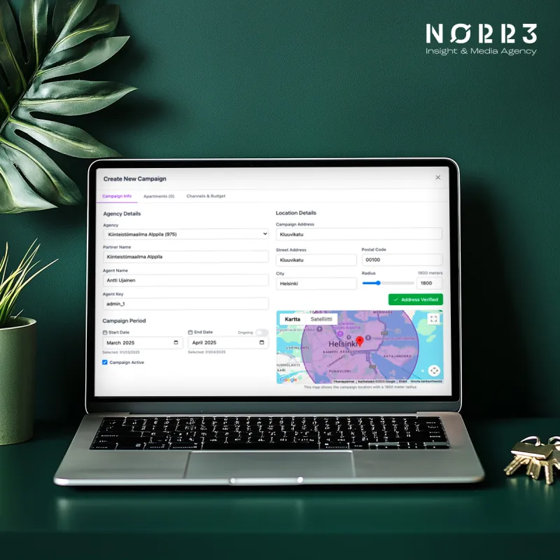 NØRR3 Marketing Engine example
