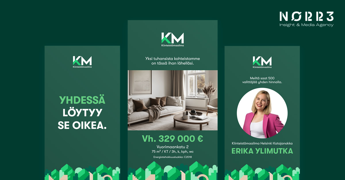 NØRR3 and Kiinteistömaailma join forces – Marketing Engine revolutionises local marketing